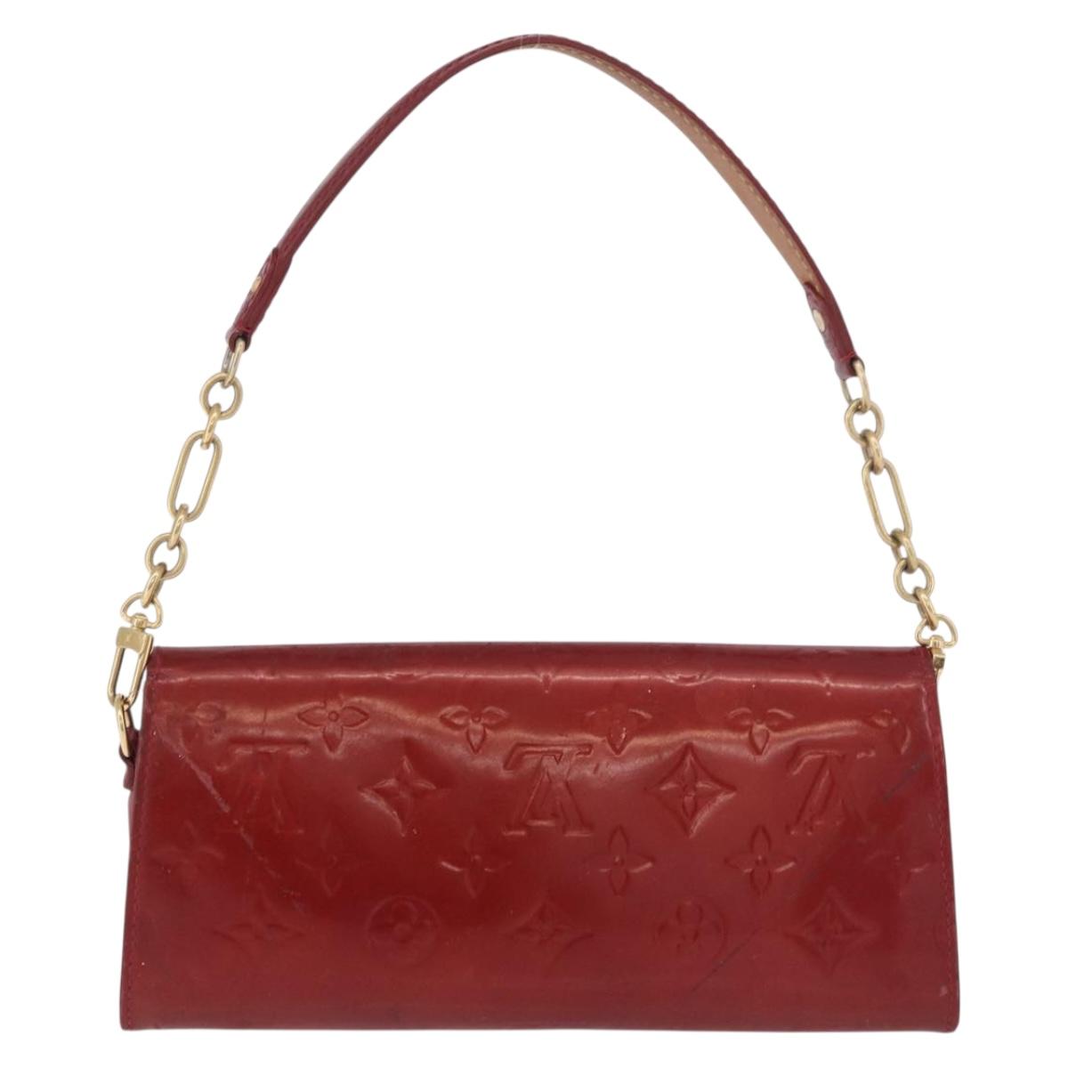 LOUIS VUITTON Monogram Vernis Sunset Bluebird Pomme D'amour M93543 Auth 184218