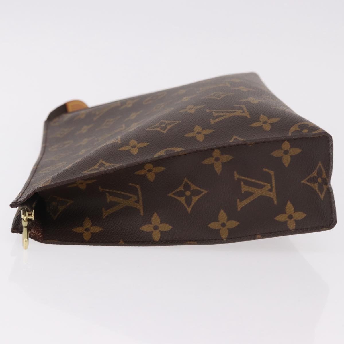 LOUIS VUITTON Monogram Poche Toilette 26 Pouch M47542 LV Auth 184219