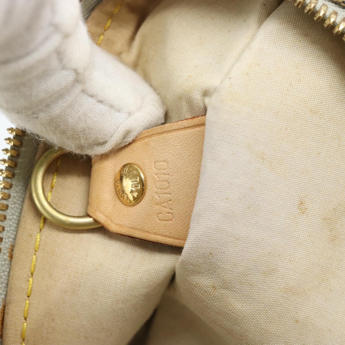 LOUIS VUITTON Monogram mini Marie Hand Bag Blue M92003 LV Auth 184222