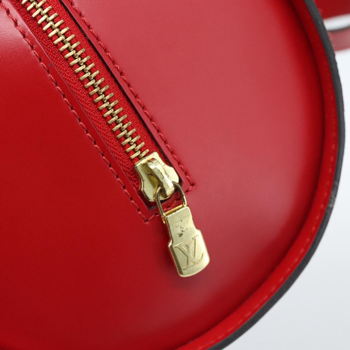 LOUIS VUITTON Epi Soufflot Hand Bag Red M52227 LV Auth 184223V