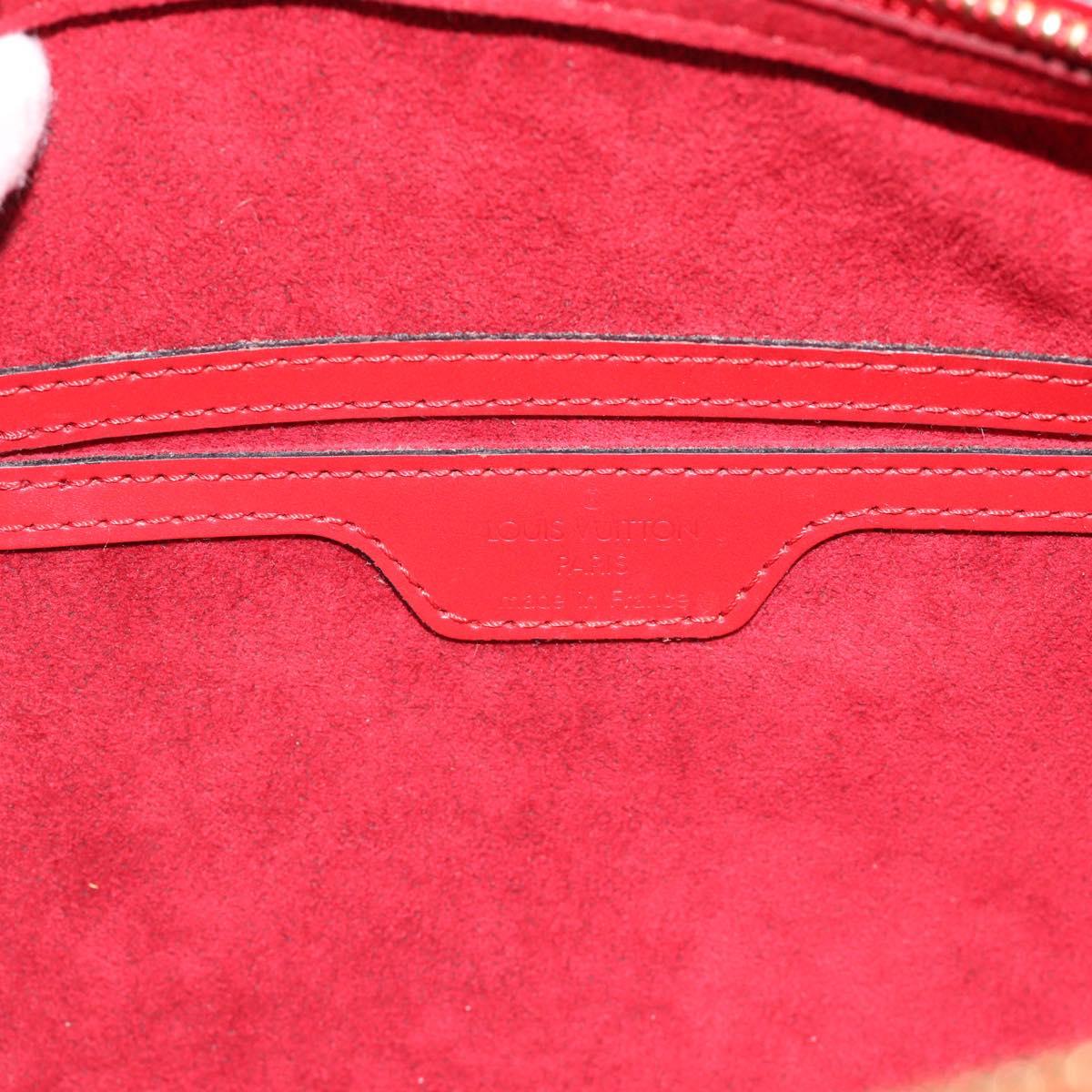 LOUIS VUITTON Epi Soufflot Hand Bag Red M52227 LV Auth 184223V