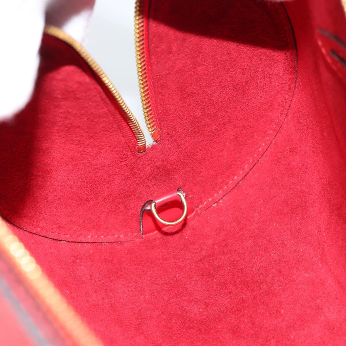 LOUIS VUITTON Epi Soufflot Hand Bag Red M52227 LV Auth 184223V
