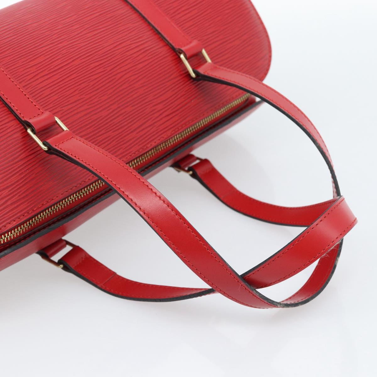 LOUIS VUITTON Epi Soufflot Hand Bag Red M52227 LV Auth 184223V
