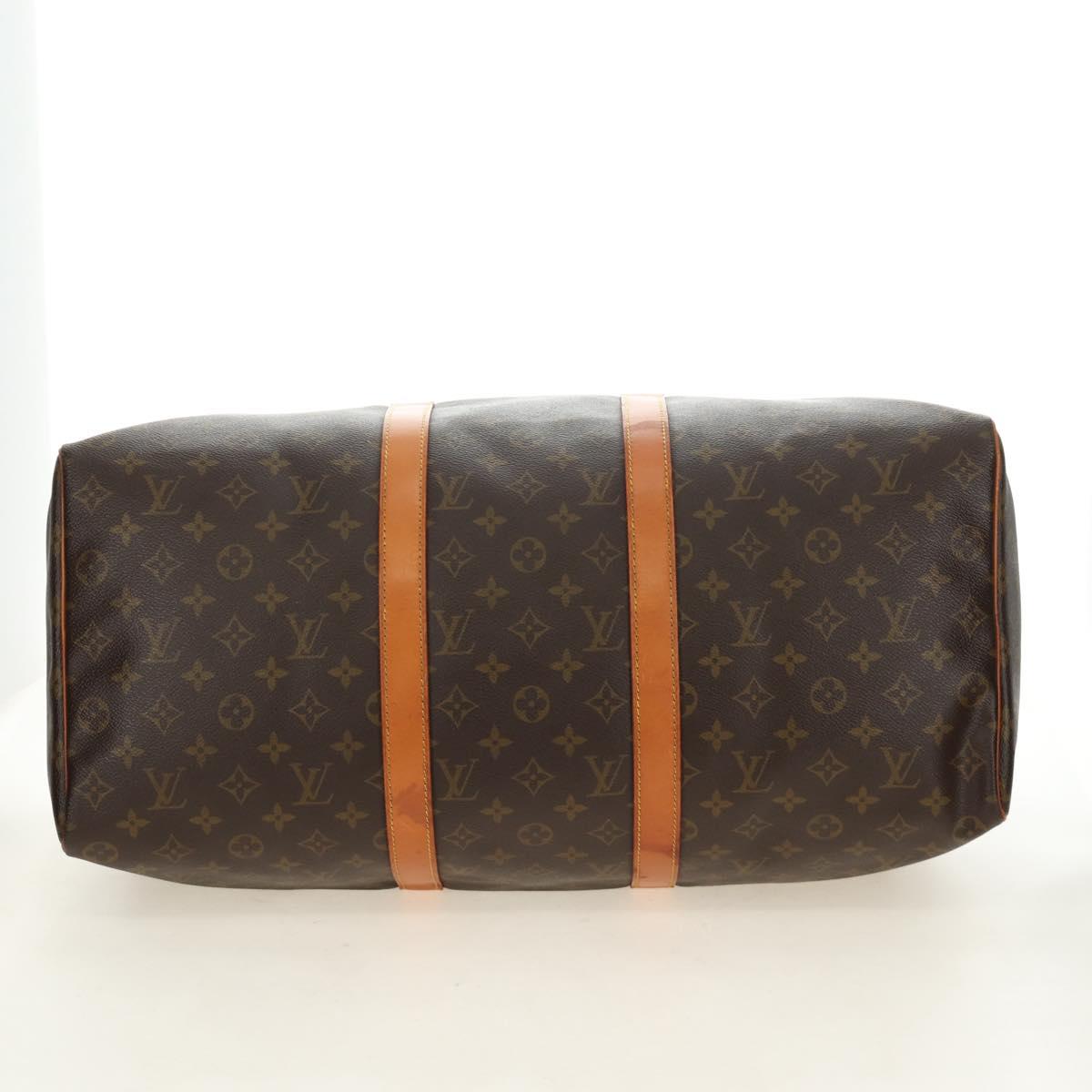 LOUIS VUITTON Monogram Keepall 50 Boston Bag M41426 LV Auth 184229V