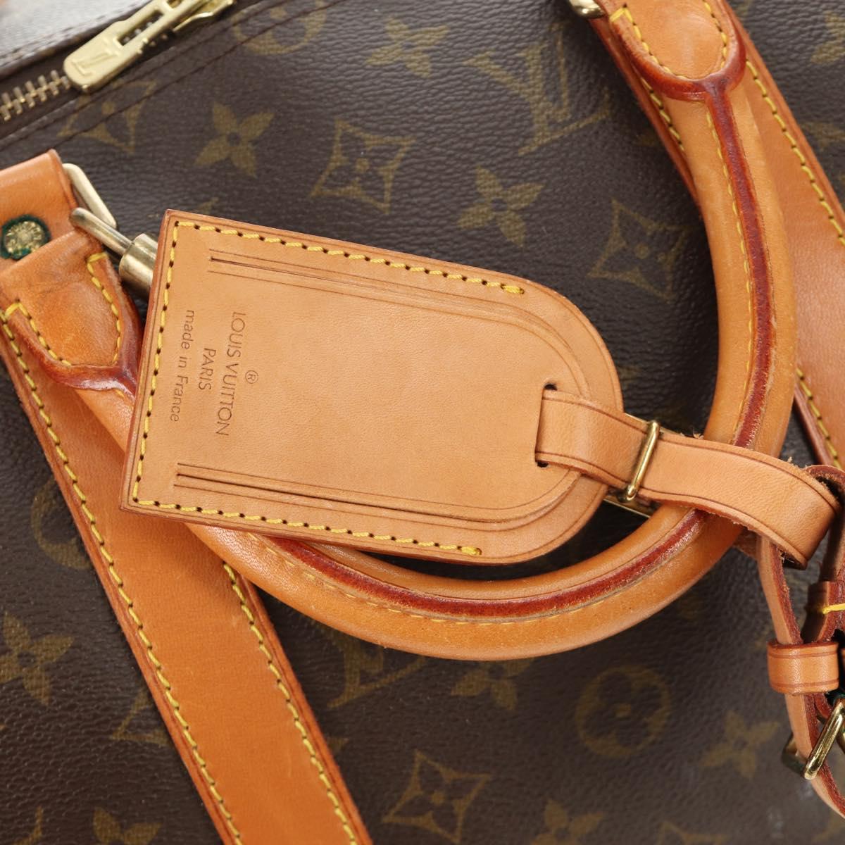 LOUIS VUITTON Monogram Keepall 50 Boston Bag M41426 LV Auth 184229V