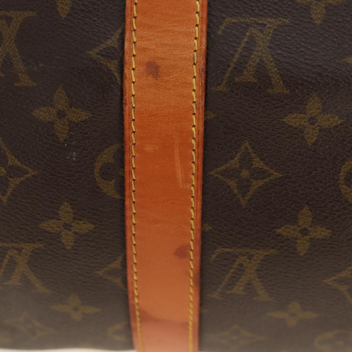LOUIS VUITTON Monogram Keepall 50 Boston Bag M41426 LV Auth 184229V
