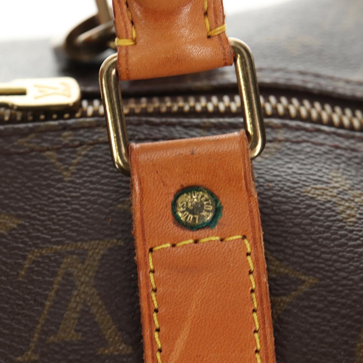 LOUIS VUITTON Monogram Keepall 50 Boston Bag M41426 LV Auth 184229V