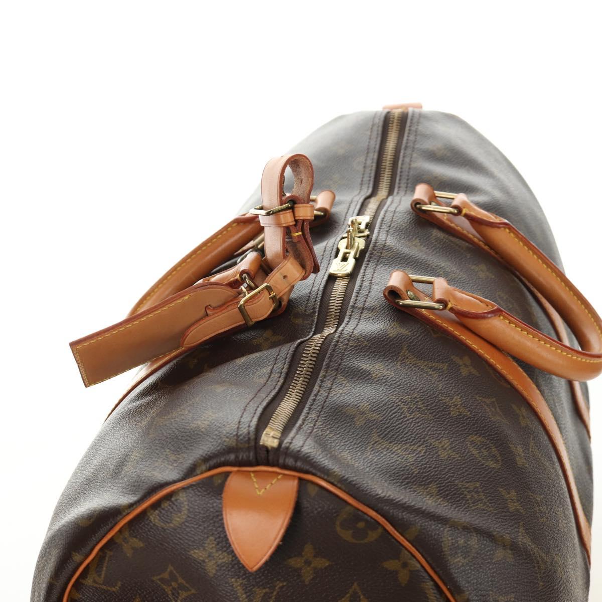 LOUIS VUITTON Monogram Keepall 50 Boston Bag M41426 LV Auth 184229V