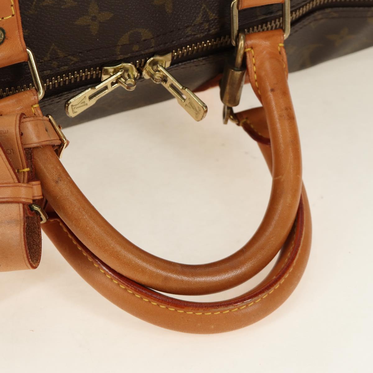 LOUIS VUITTON Monogram Keepall 50 Boston Bag M41426 LV Auth 184229V