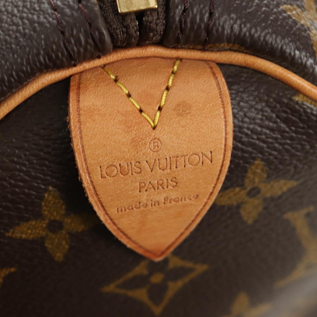 LOUIS VUITTON Monogram Keepall 45 Boston Bag M41428 LV Auth 184230V