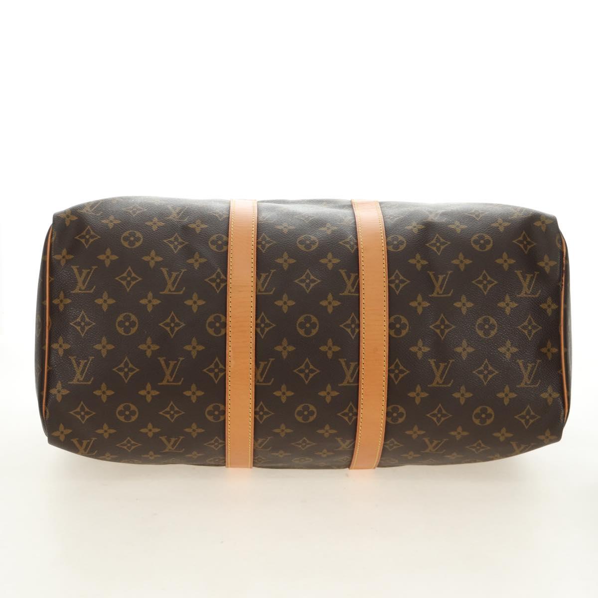 LOUIS VUITTON Monogram Keepall 45 Boston Bag M41428 LV Auth 184230V