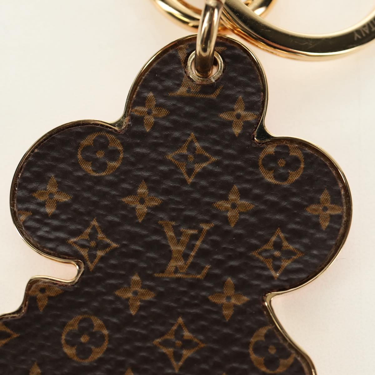 LOUIS VUITTON Porte Cles Charm Vivienne Charm metal Gold M69860 LV Auth 184242M