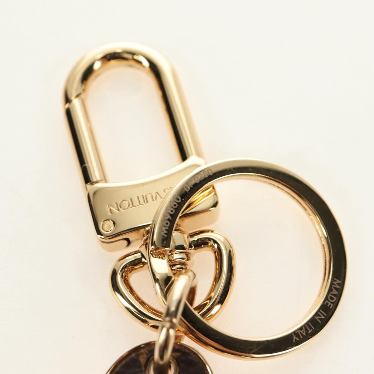 LOUIS VUITTON Porte Cles Charm Vivienne Charm metal Gold M69860 LV Auth 184242M