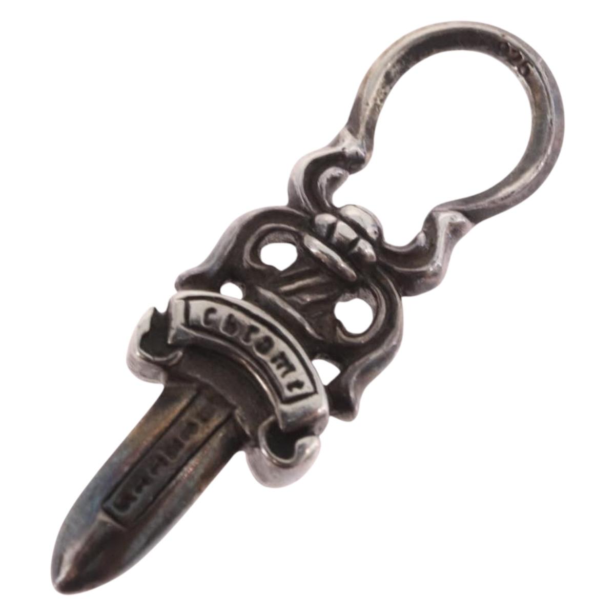 Chrome Hearts Dagger Charm Pendant Top Ag925 Silver Auth 184243M