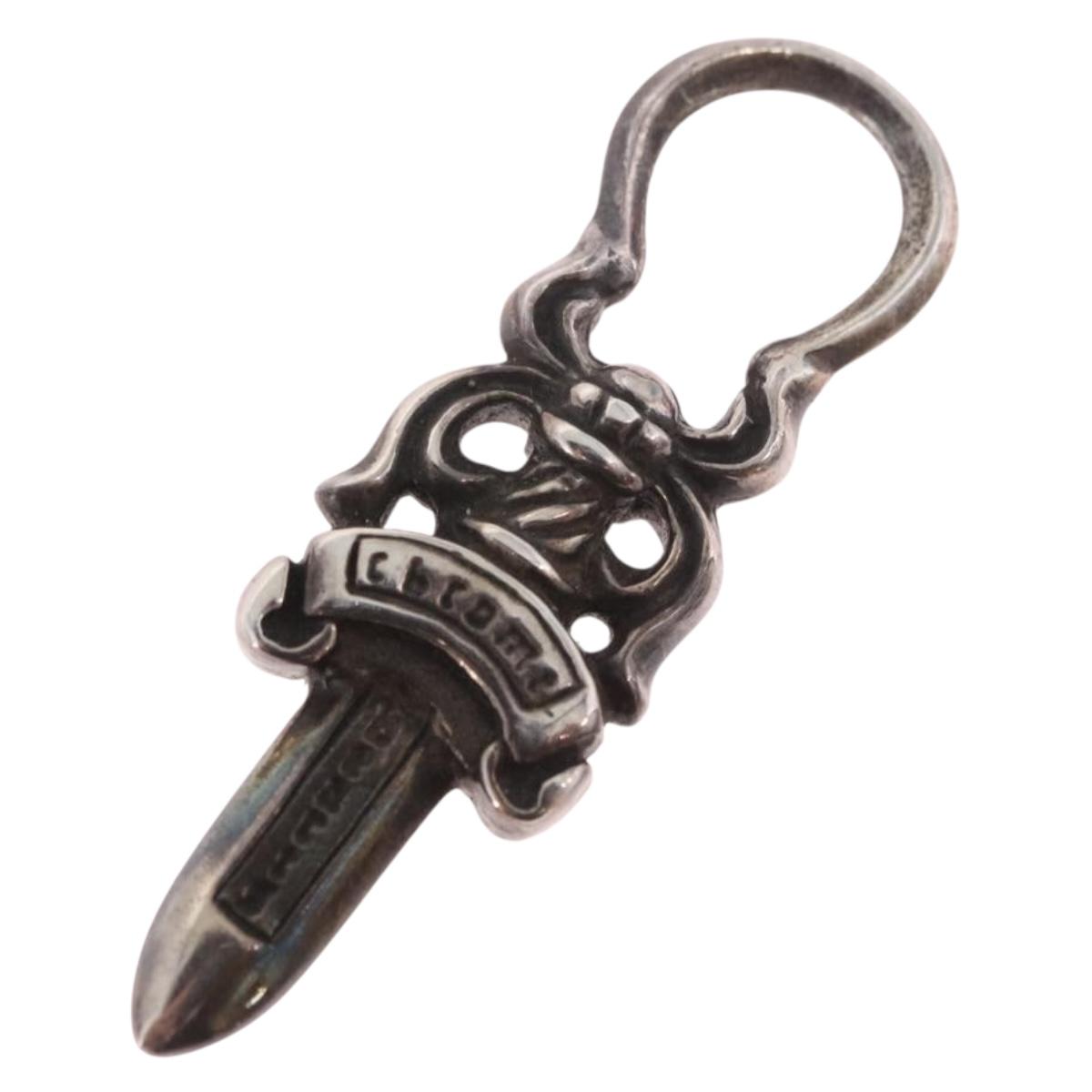 Chrome Hearts Dagger Charm Pendant Top Ag925 Silver Auth 184243M