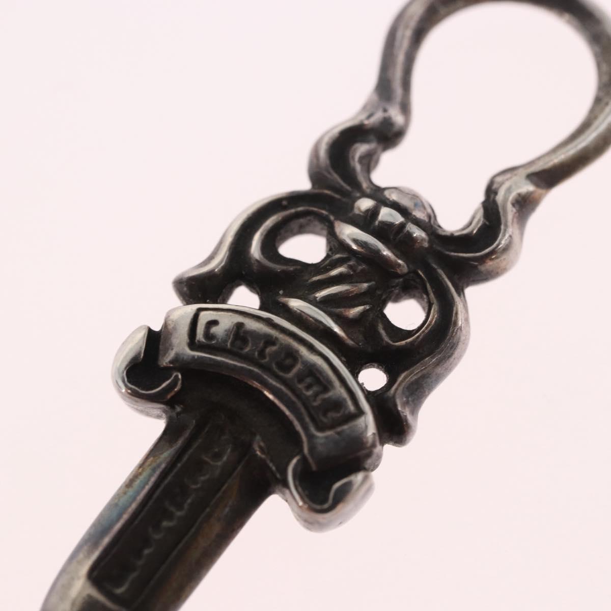 Chrome Hearts Dagger Charm Pendant Top Ag925 Silver Auth 184243M