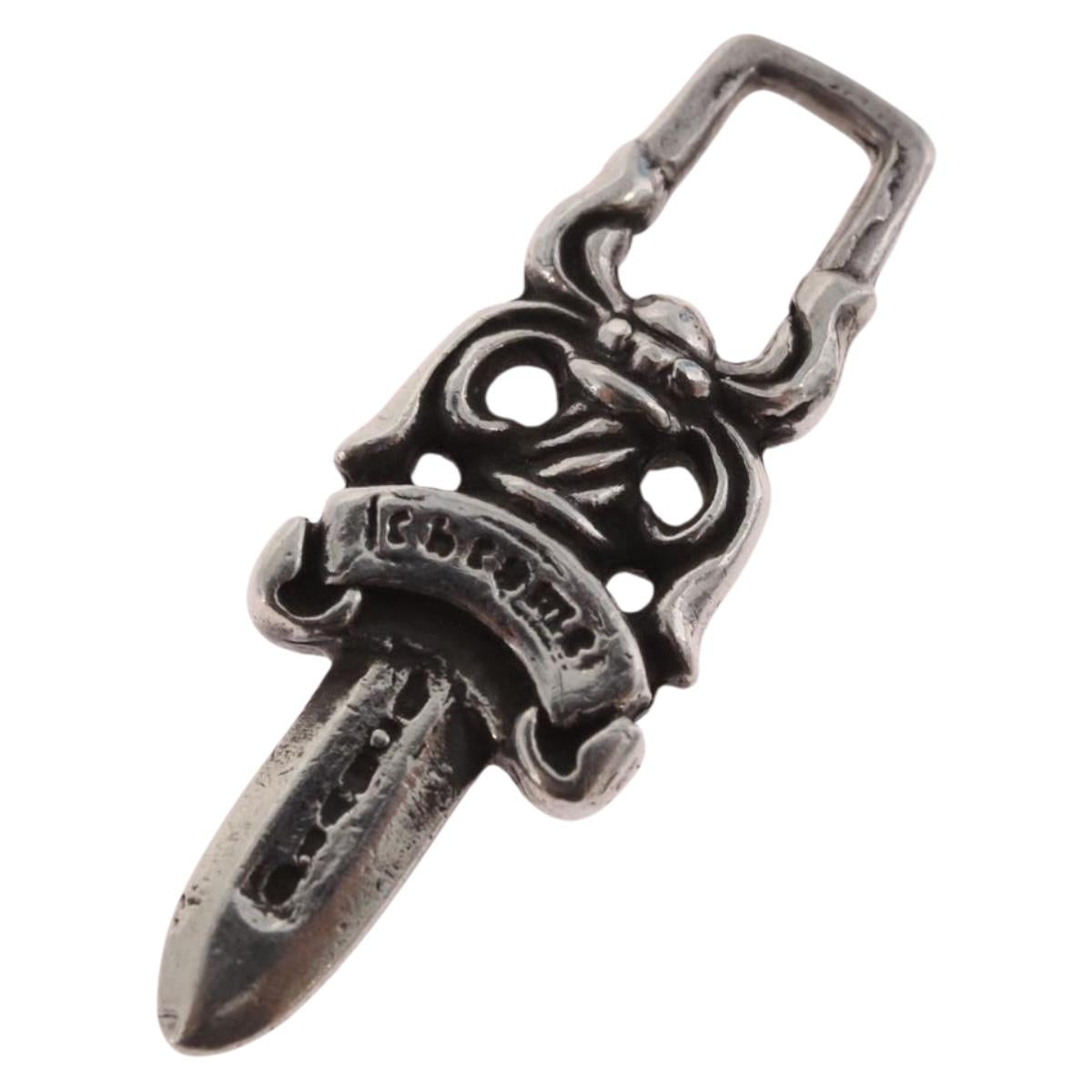 Chrome Hearts Dagger Charm Pendant Top Ag925 Silver Auth 184244M