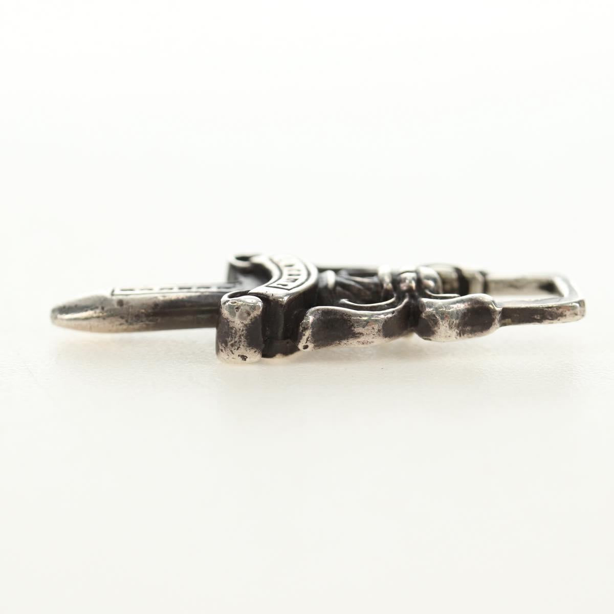 Chrome Hearts Dagger Charm Pendant Top Ag925 Silver Auth 184245M