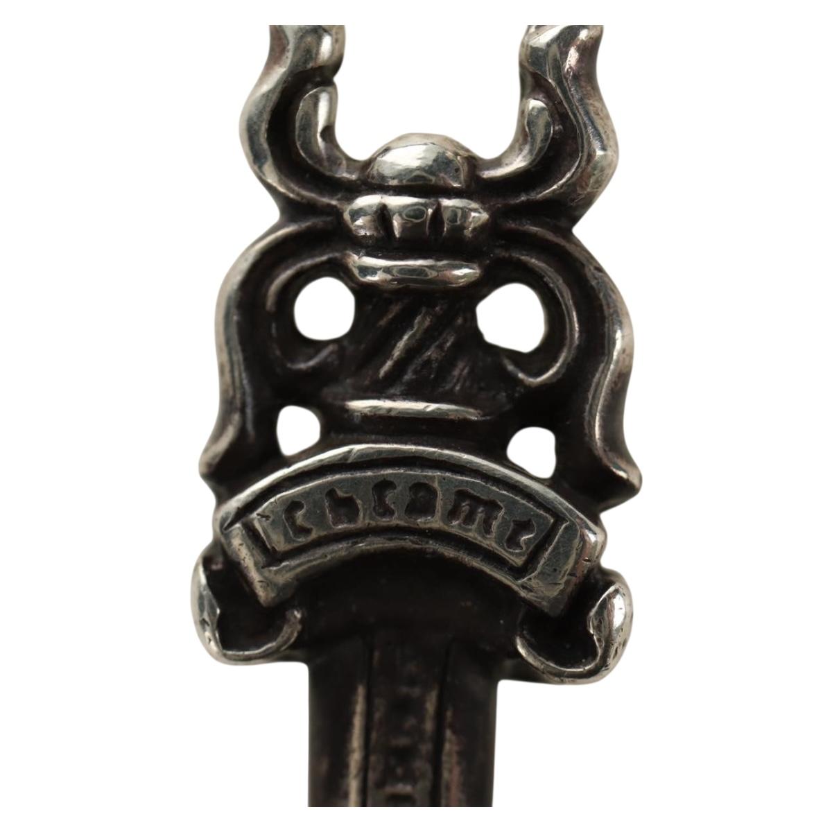 Chrome Hearts Dagger Charm Pendant Top Ag925 Silver Auth 184245M