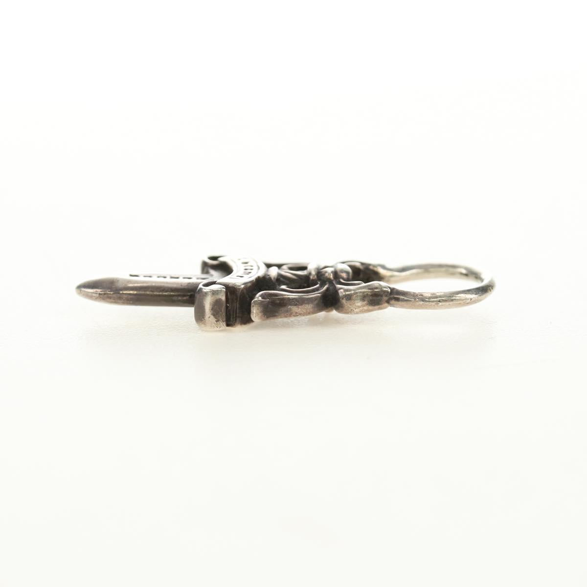 Chrome Hearts Dagger Charm Pendant Top Ag925 Silver Auth 184247M