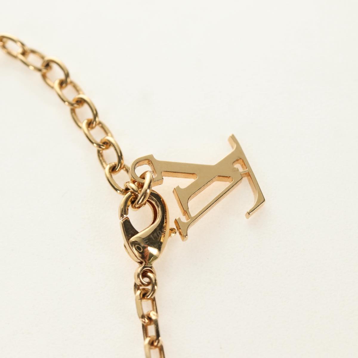 LOUIS VUITTON Pandantif Rock Me Necklace metal Red M66516 LV Auth 184249M
