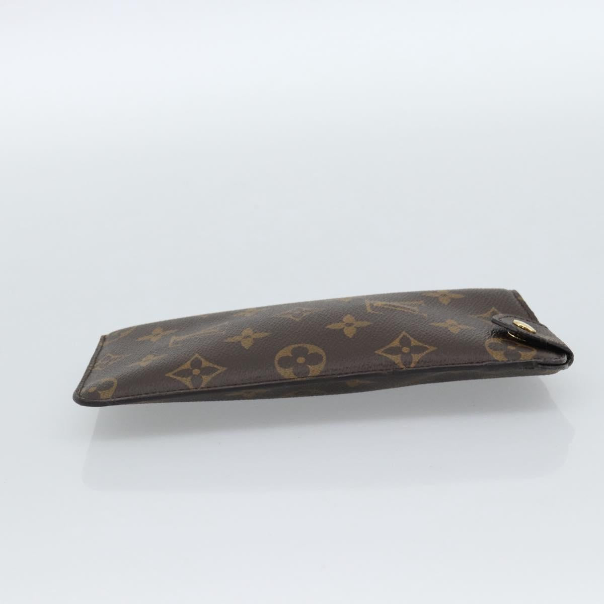 LOUIS VUITTON Monogram Etui Lunet GM Glasses Case LV Auth 184251M
