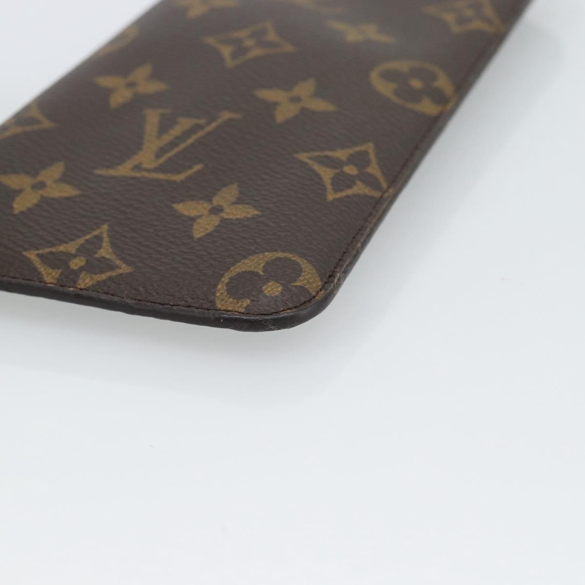 LOUIS VUITTON Monogram Etui Lunet GM Glasses Case LV Auth 184251M