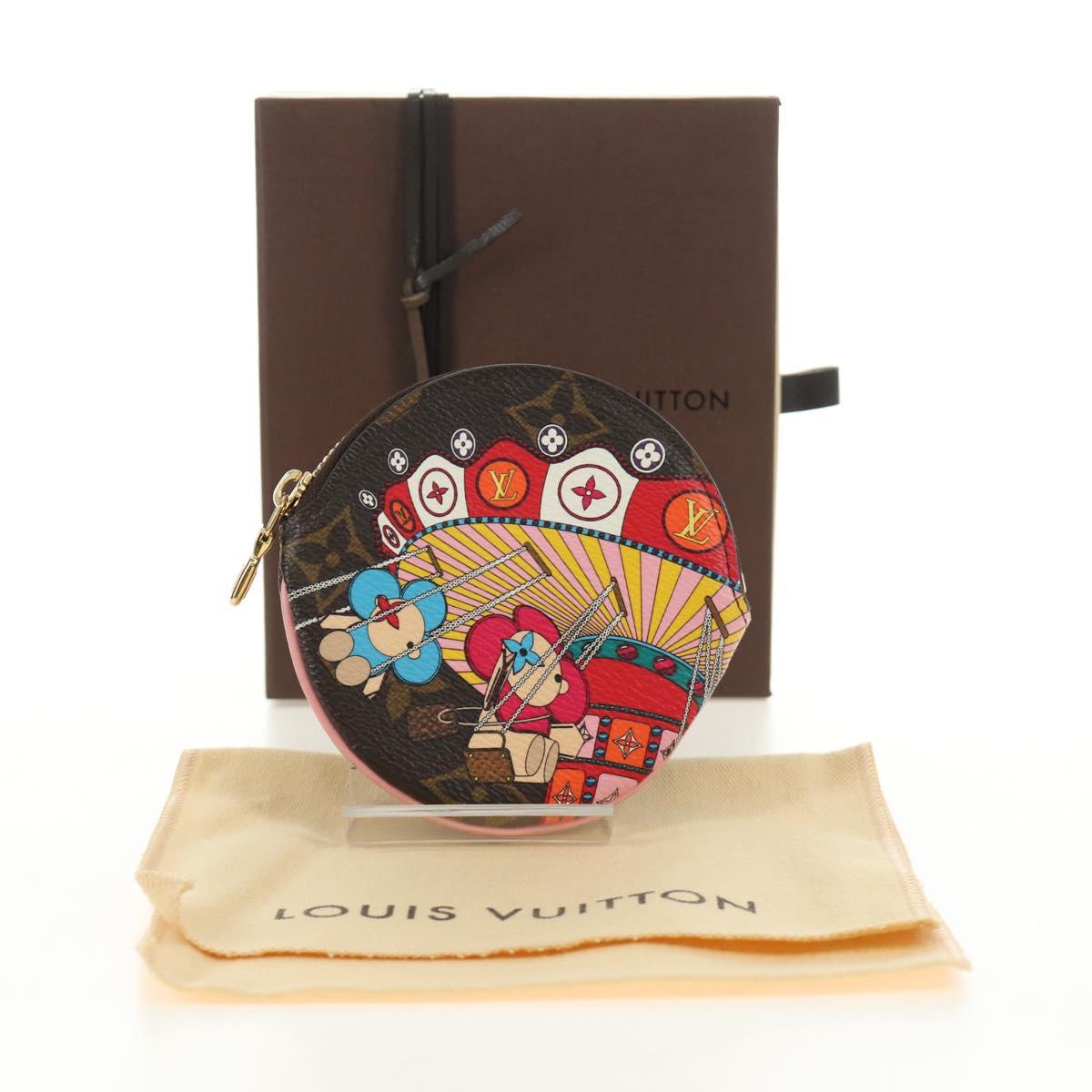 LOUIS VUITTON Monogram Porte Monnaie Round Purse Vivienne M69757 LV Auth 184256M