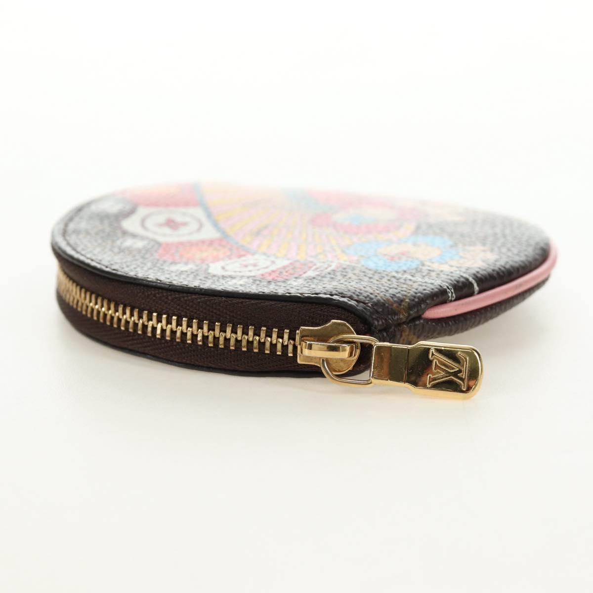 LOUIS VUITTON Monogram Porte Monnaie Round Purse Vivienne M69757 LV Auth 184256M