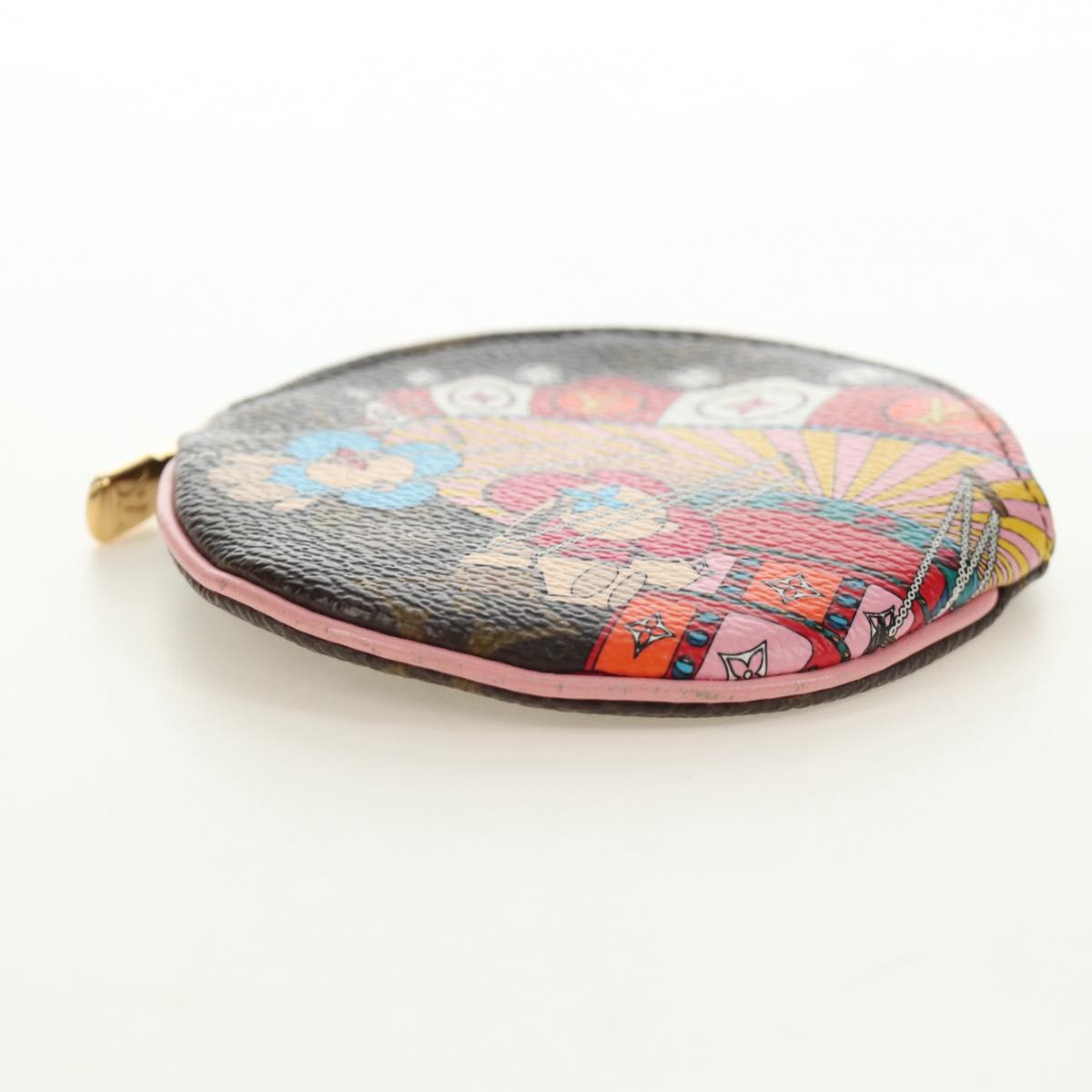 LOUIS VUITTON Monogram Porte Monnaie Round Purse Vivienne M69757 LV Auth 184256M