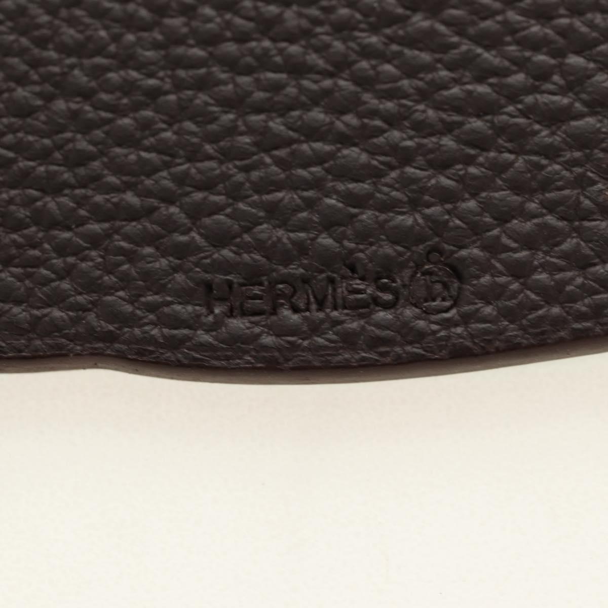 HERMES Petit H Charm Squirrel Charm Leather Green Auth 184259M