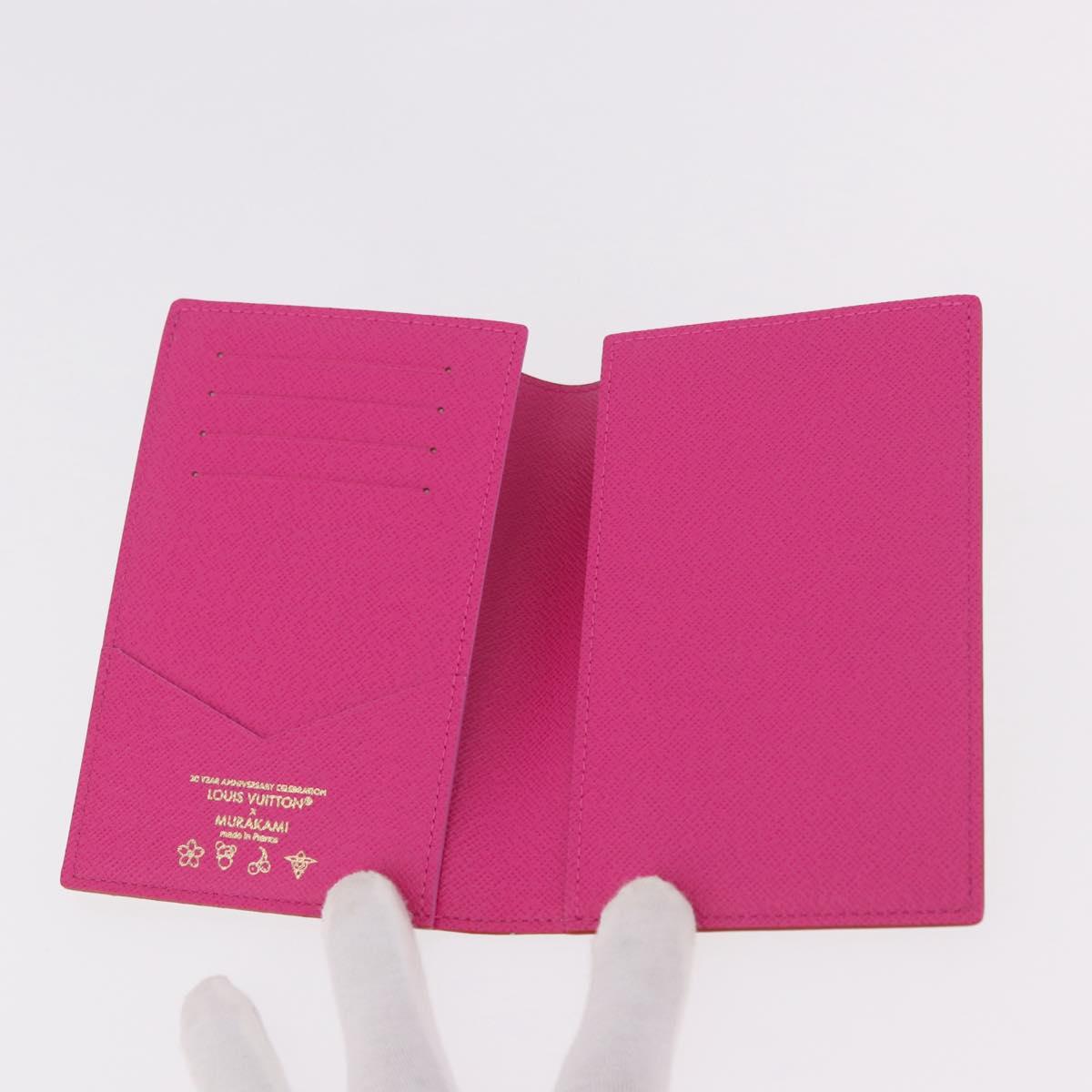 LOUIS VUITTON Multicolor Couverture Passport Case White M14178 Auth 184263SAM
