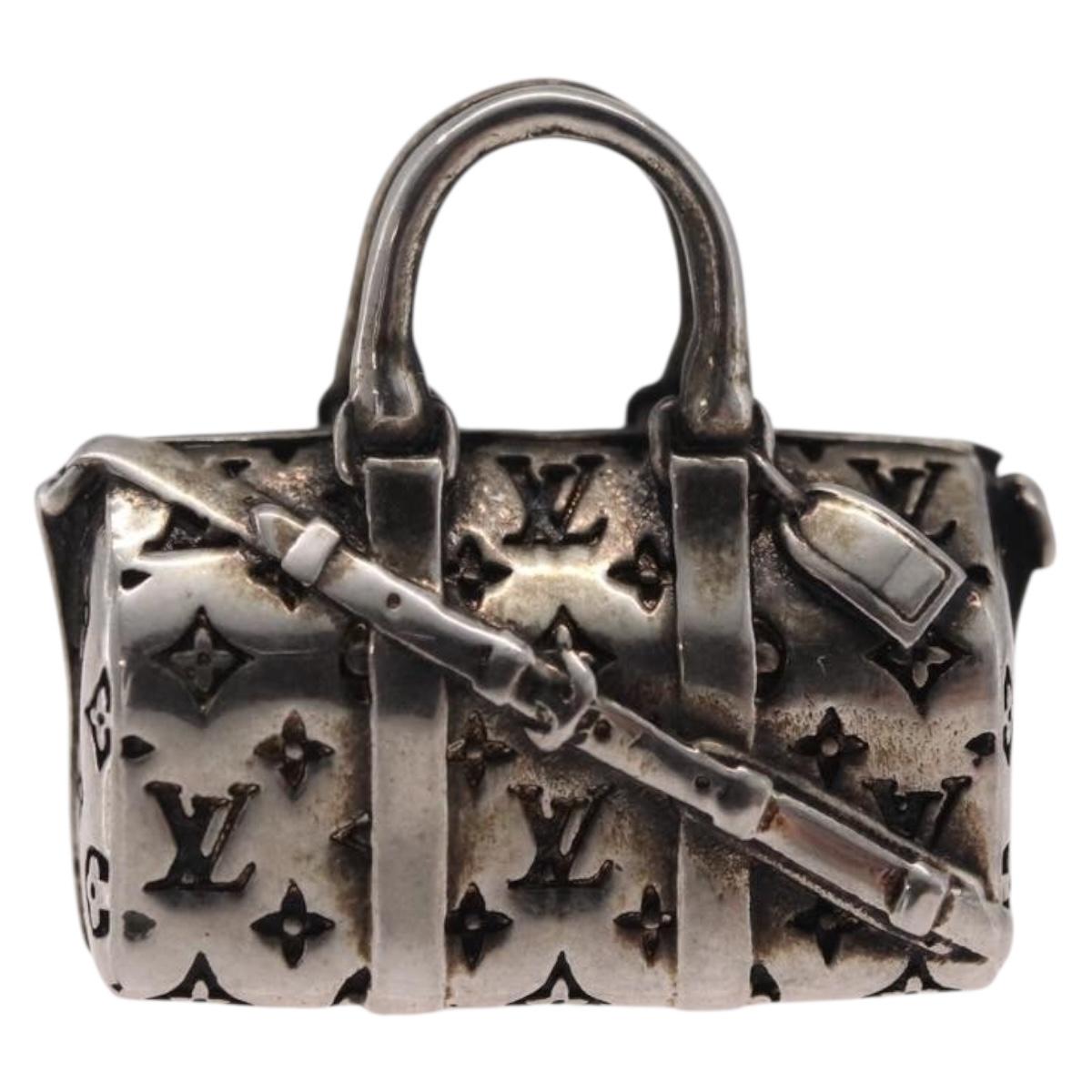 LOUIS VUITTON Keepall Collier LV Keepall Necklace metal M00914 LV Auth 184266