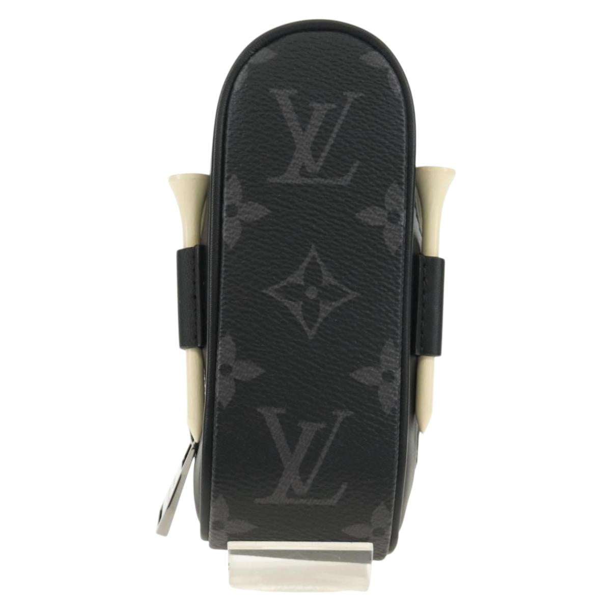 LOUIS VUITTON Monogram Eclipse Set Golf andrews Bag Charm GI0344 LV Auth 184267M