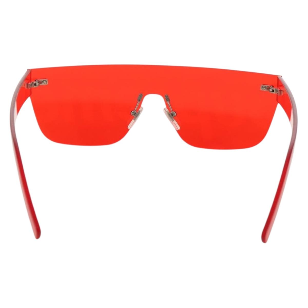 LOUIS VUITTON Monogram LV x Supreme Citymark SP Sunglasses plastic Auth 184270SM