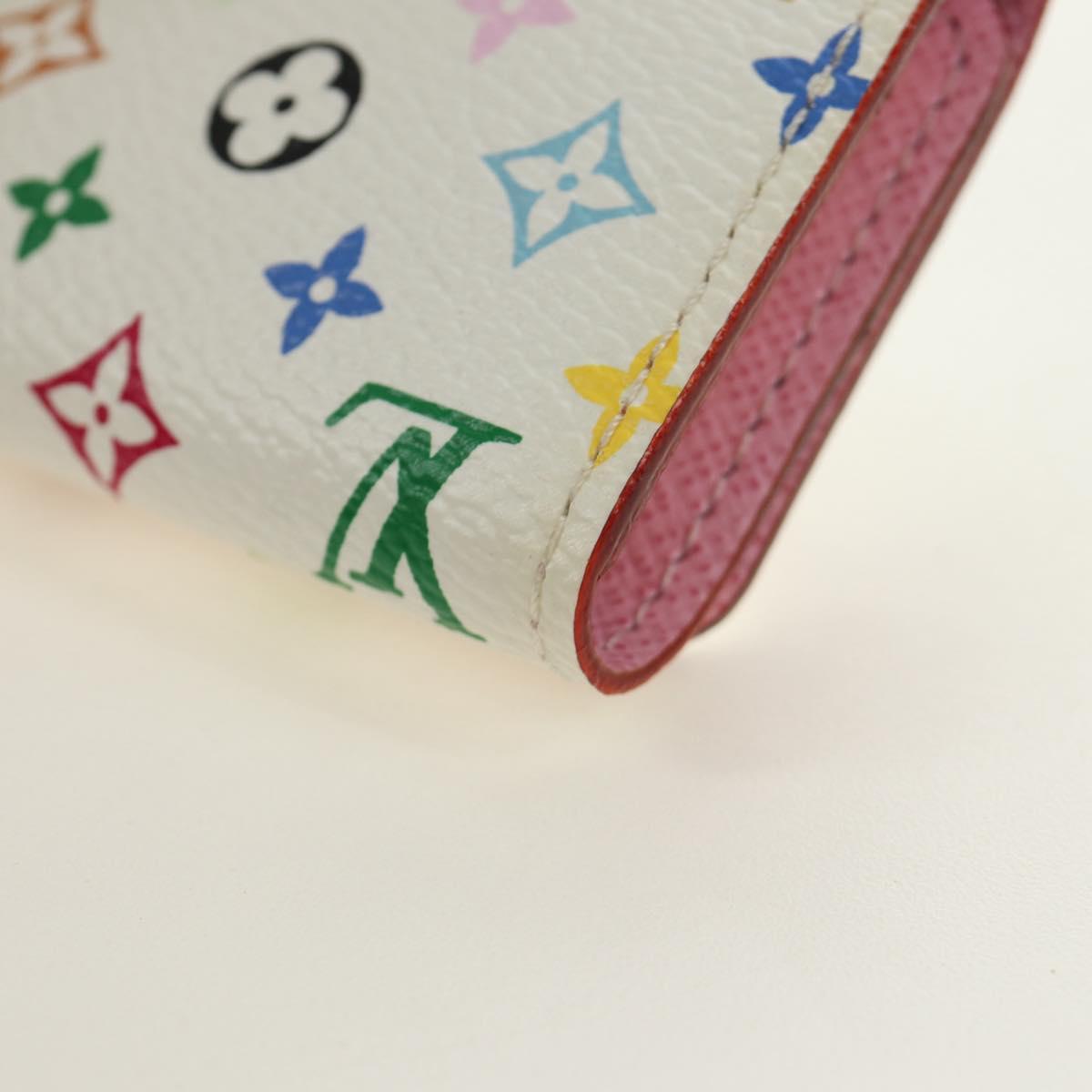 LOUIS VUITTON Monogram Multicolor Multicles 4 Key Case White M93731 Auth 184273M