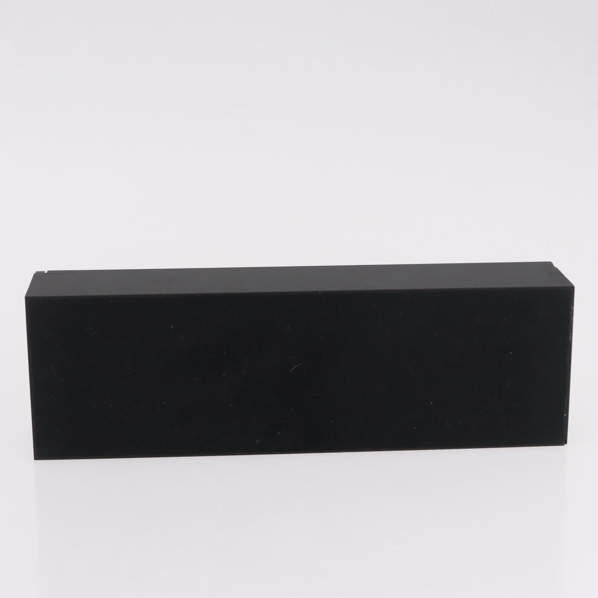 CHANEL Domino plastic Black CC Auth 184280M