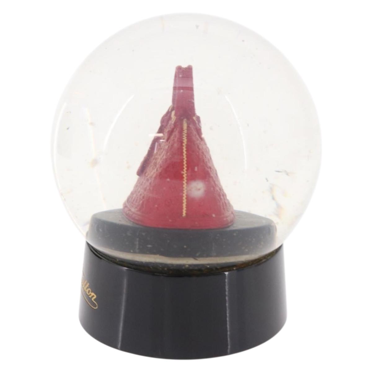 LOUIS VUITTON Alma Snow Globe Glass Red LV Auth 184282A