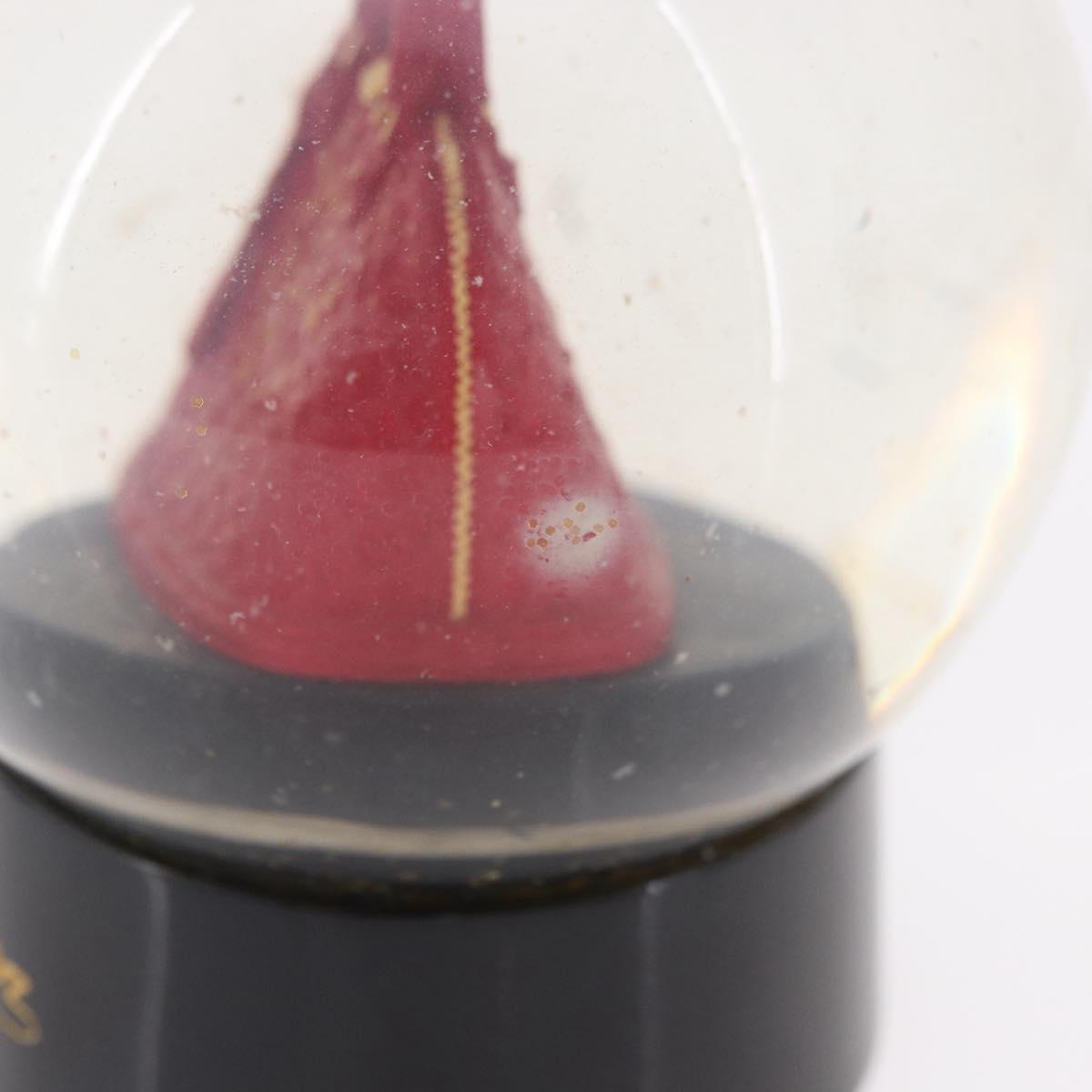 LOUIS VUITTON Alma Snow Globe Glass Red LV Auth 184282A