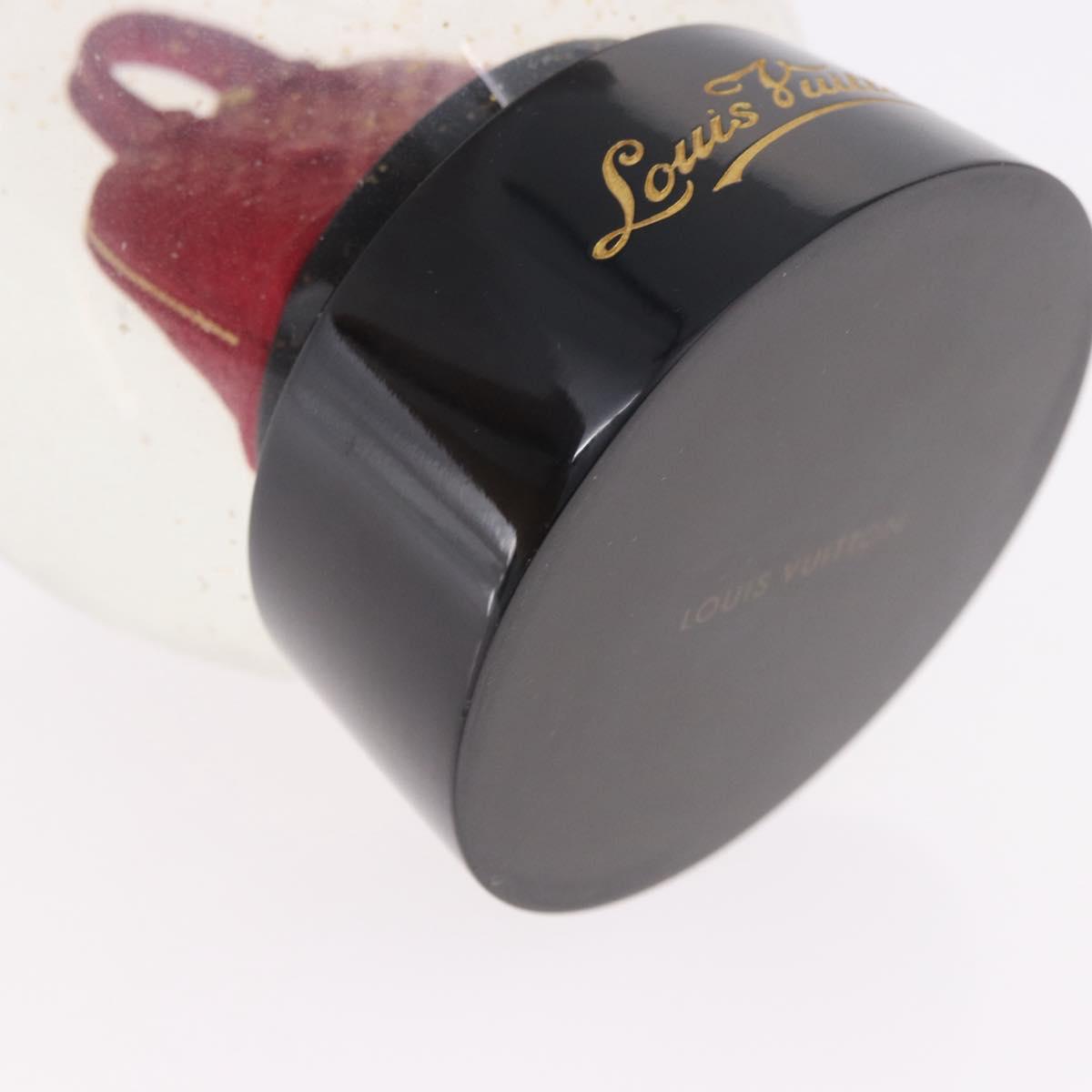 LOUIS VUITTON Alma Snow Globe Glass Red LV Auth 184282A