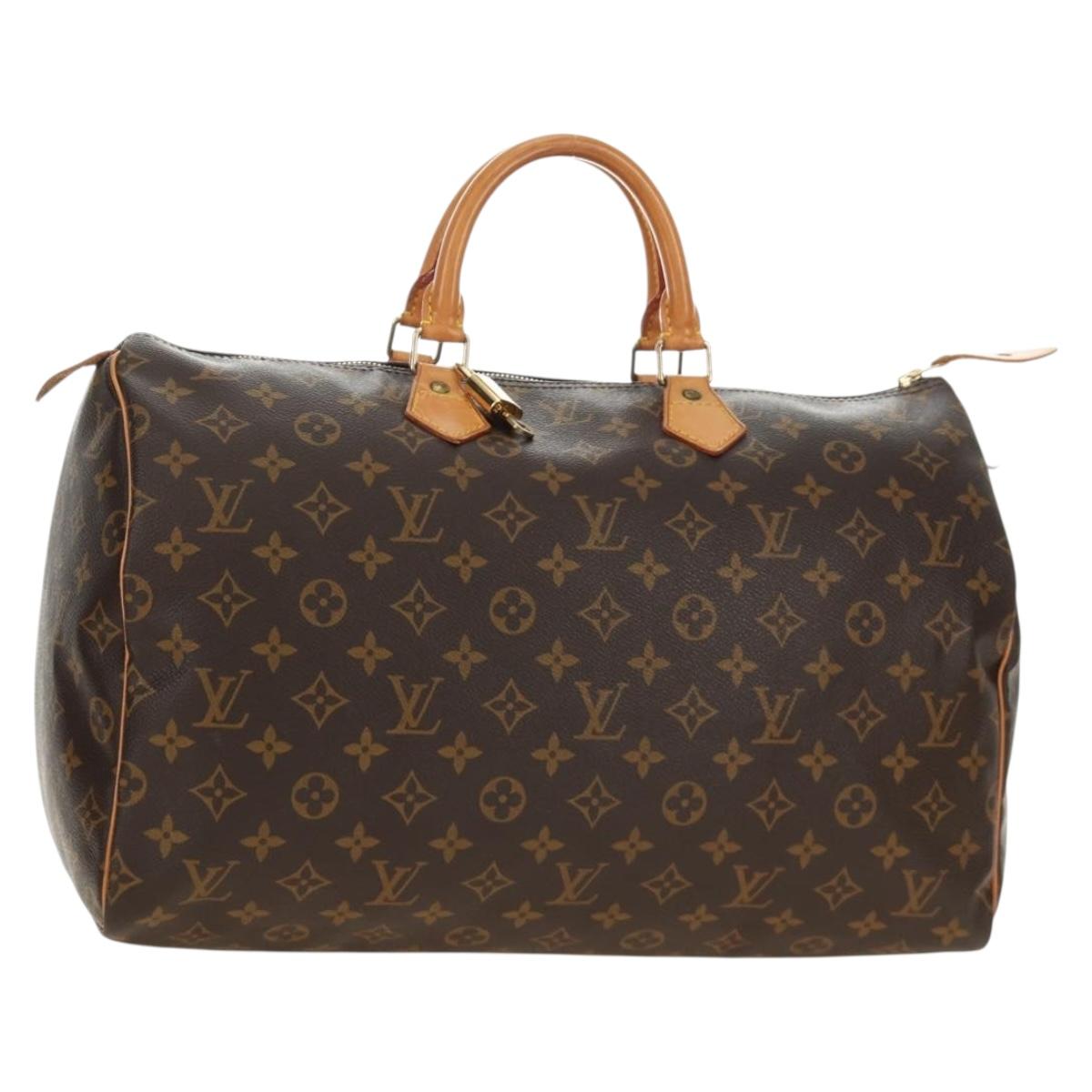 LOUIS VUITTON Monogram Speedy 40 Hand Bag M41522 LV Auth 184288V