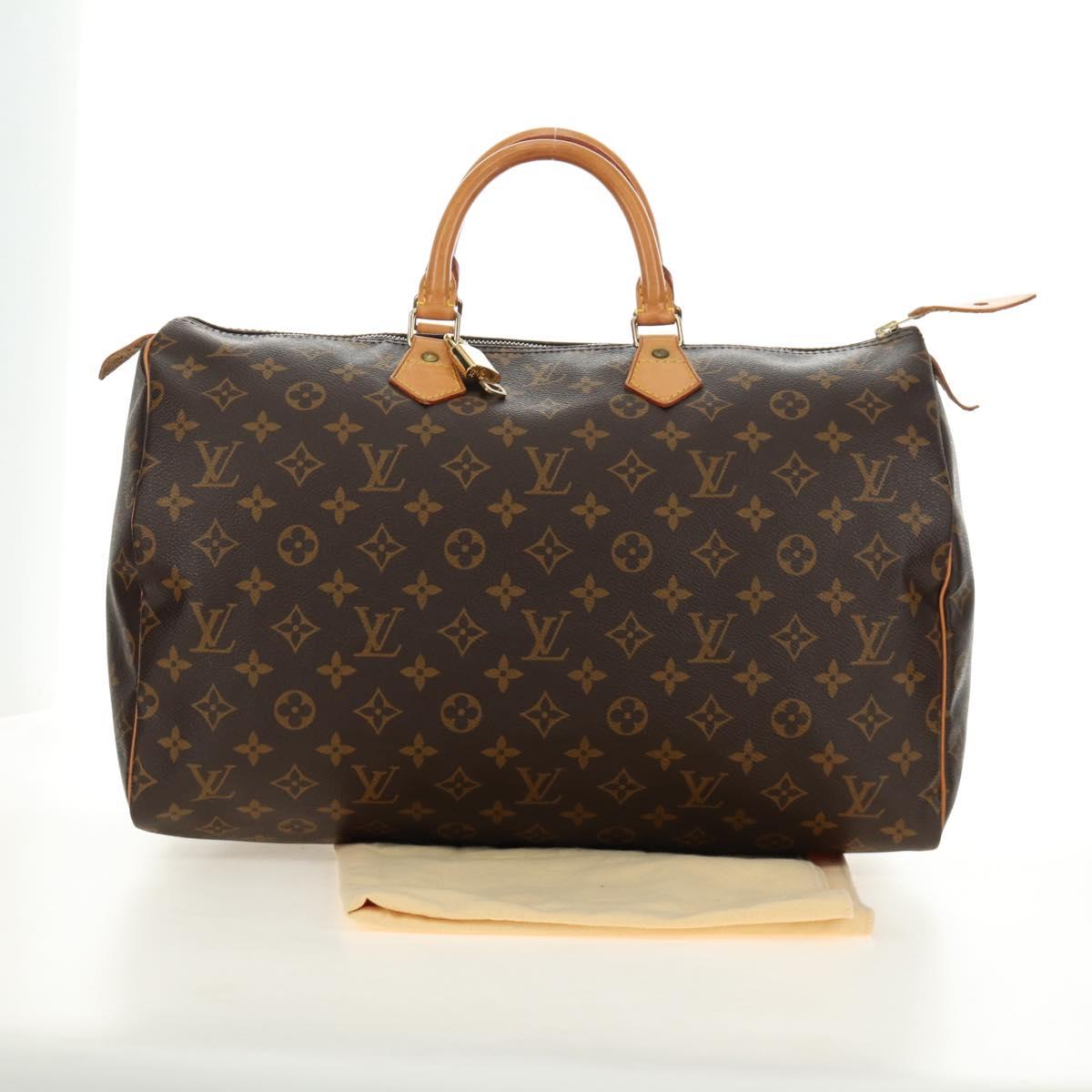 LOUIS VUITTON Monogram Speedy 40 Hand Bag M41522 LV Auth 184288V