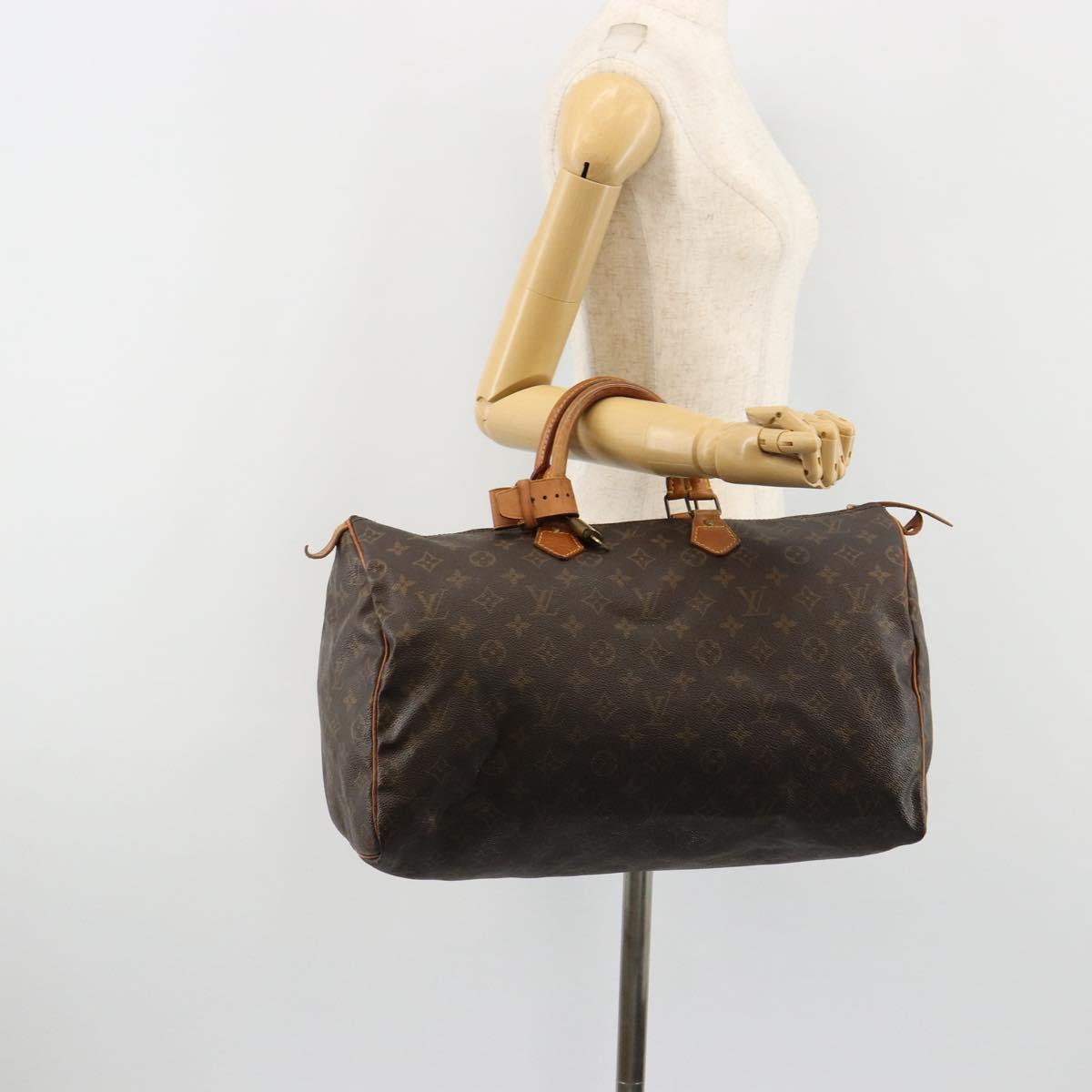 LOUIS VUITTON Monogram Speedy 40 Hand Bag M41522 LV Auth 184289A