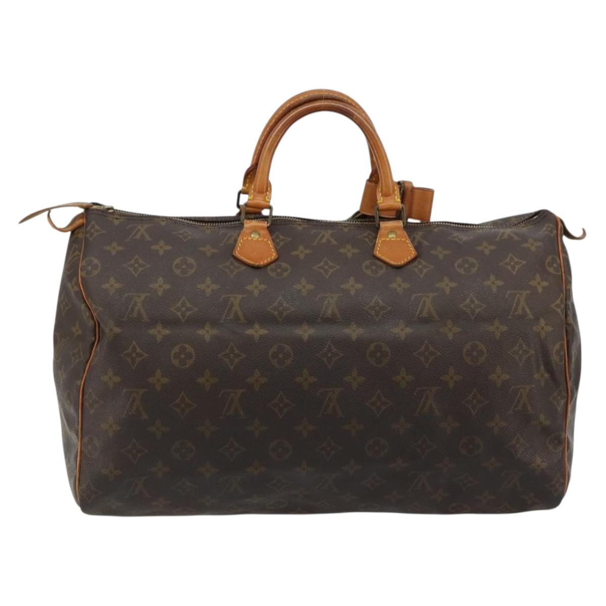LOUIS VUITTON Monogram Speedy 40 Hand Bag M41522 LV Auth 184289A