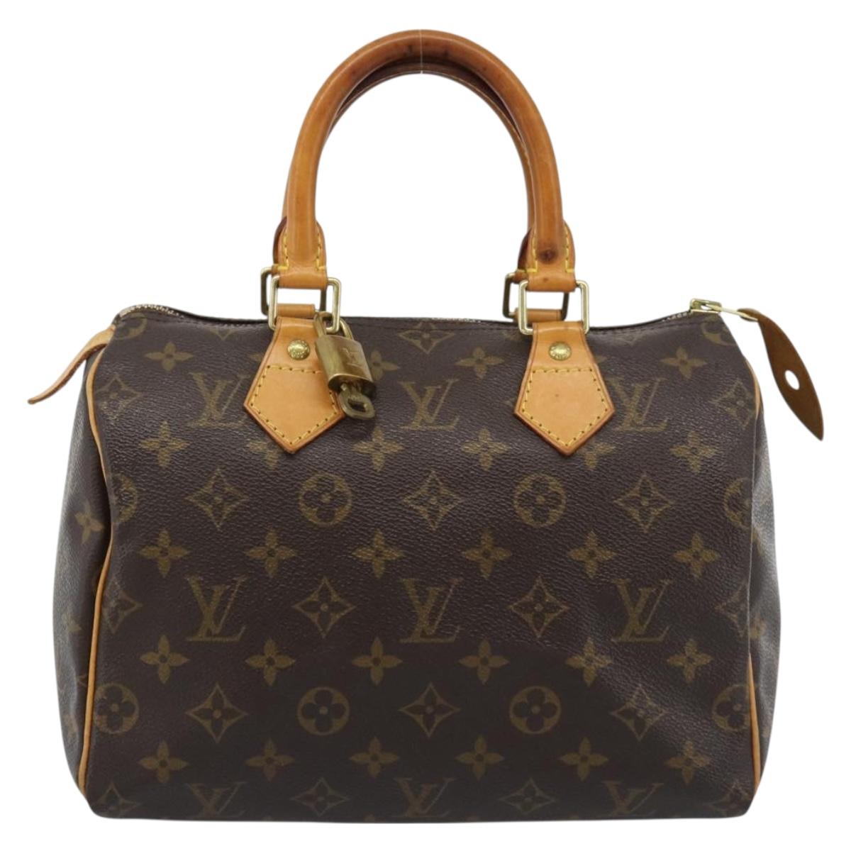 LOUIS VUITTON Monogram Speedy 25 Hand Bag M41528 LV Auth 184291V