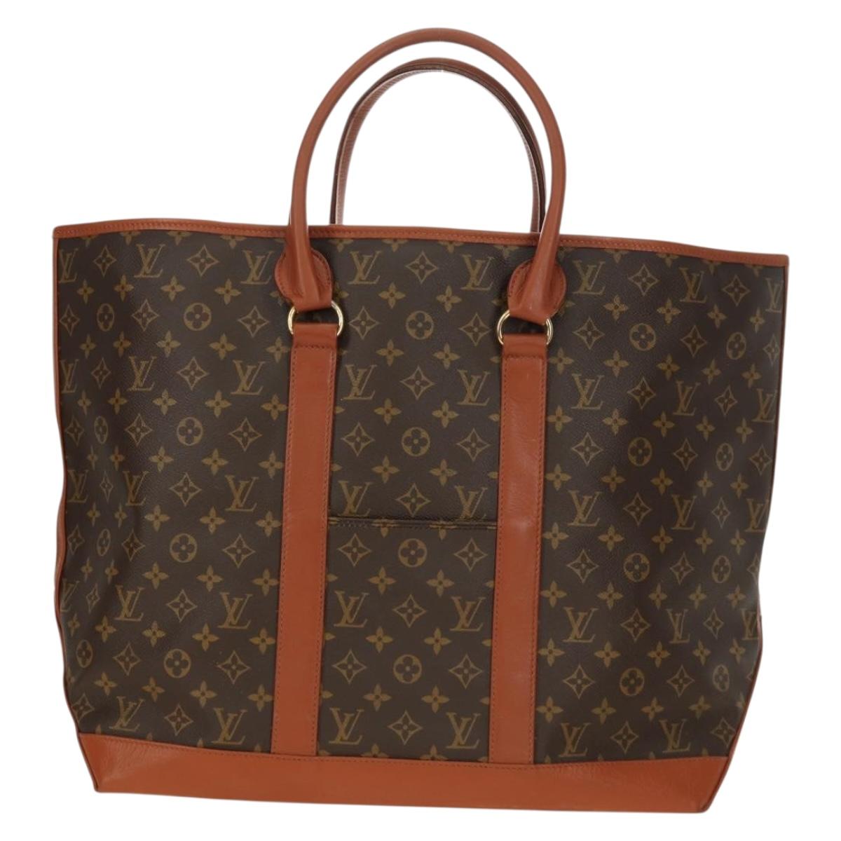 LOUIS VUITTON Monogram Sac Weekend GM Tote Bag M42420 LV Auth 184299V