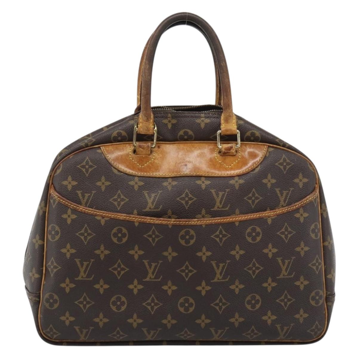 LOUIS VUITTON Monogram Deauville Hand Bag M47270 LV Auth 184308