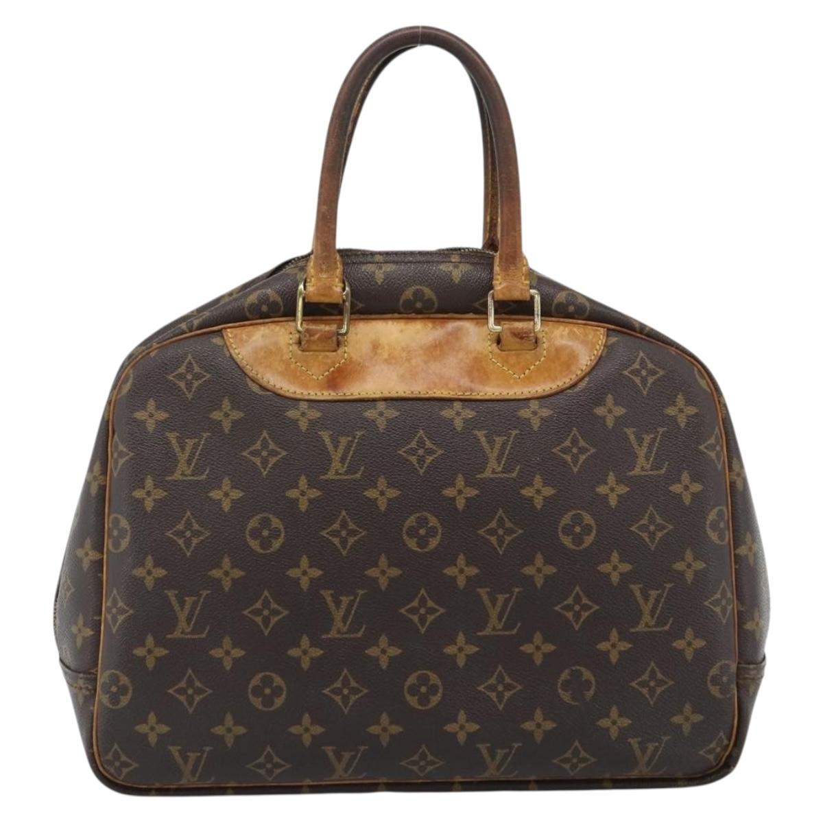 LOUIS VUITTON Monogram Deauville Hand Bag M47270 LV Auth 184308