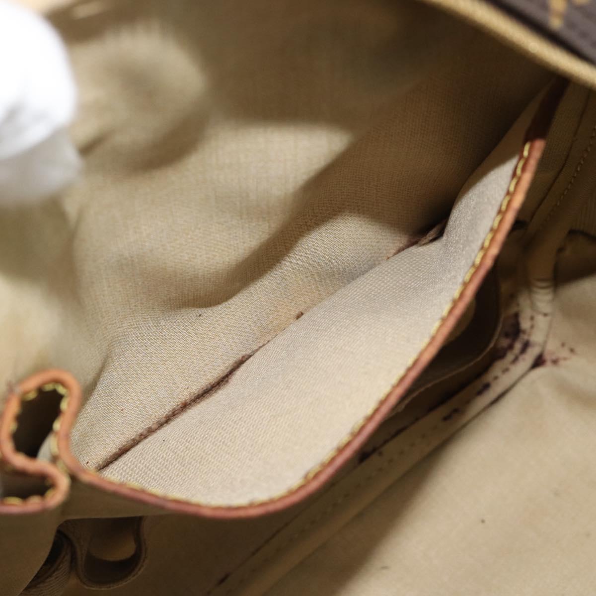 LOUIS VUITTON Monogram Deauville Hand Bag M47270 LV Auth 184309