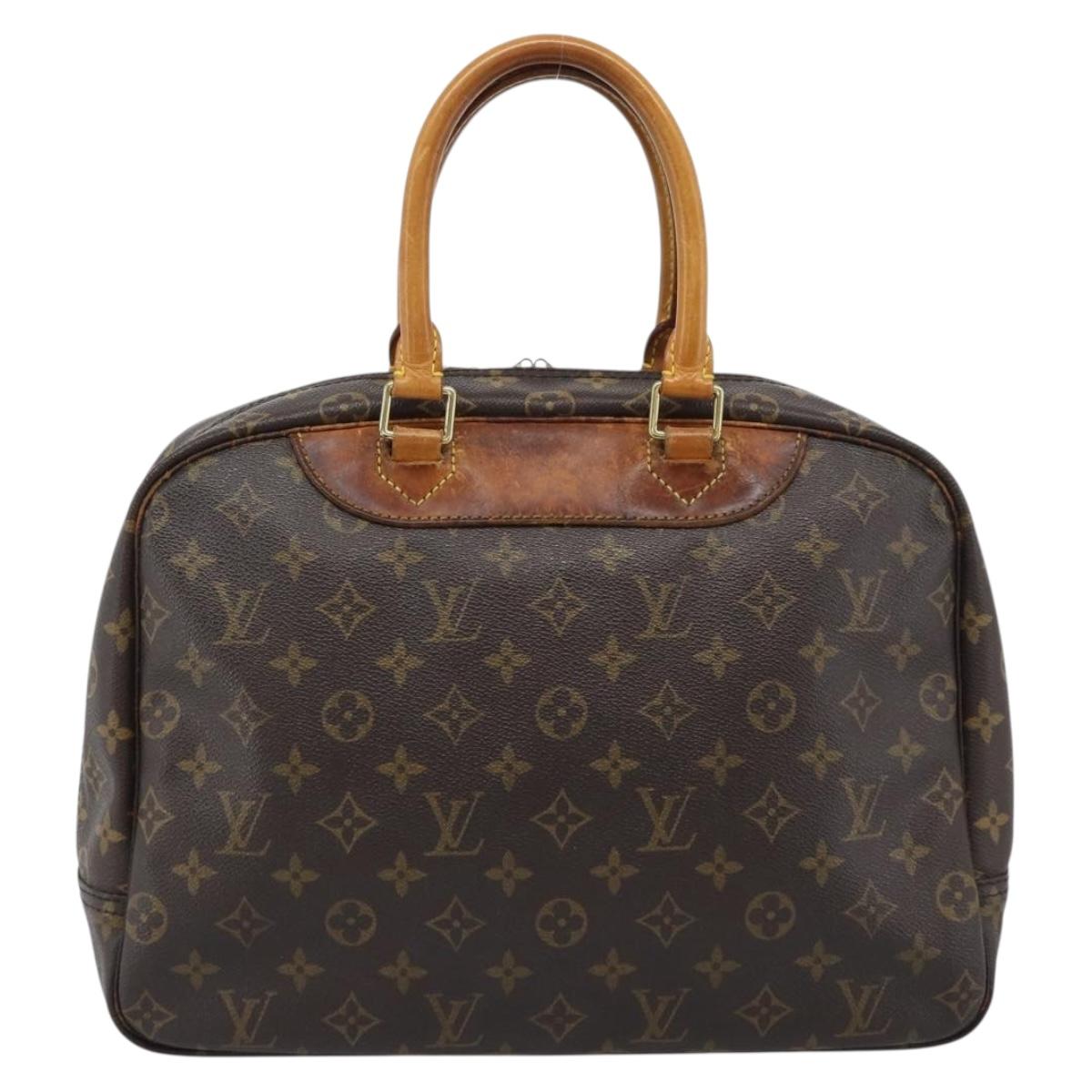 LOUIS VUITTON Monogram Deauville Hand Bag M47270 LV Auth 184309